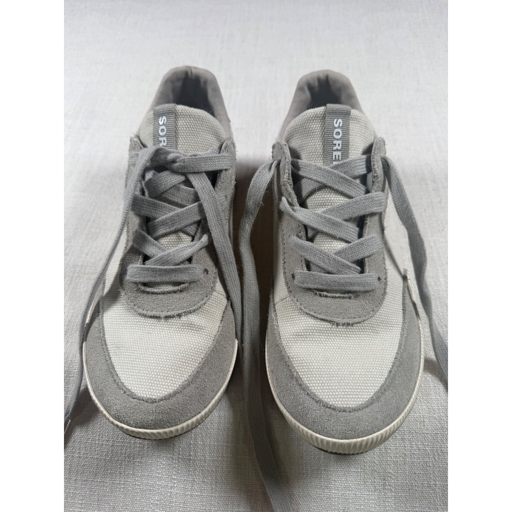 Sorel Out N About III Low Waterproof Sneakers Sea Salt Grey NL5110-009 Womens 9